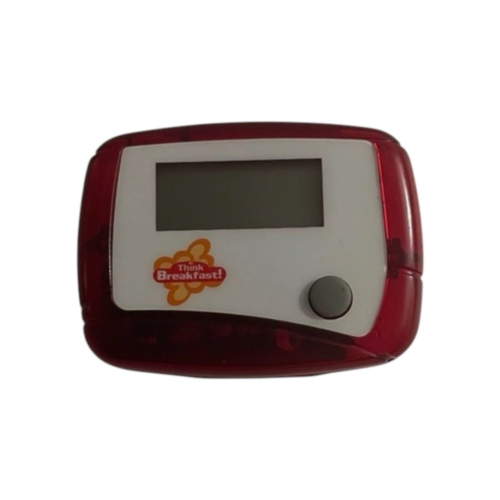 Vintage Red Pedometer (Needs New Batteries)